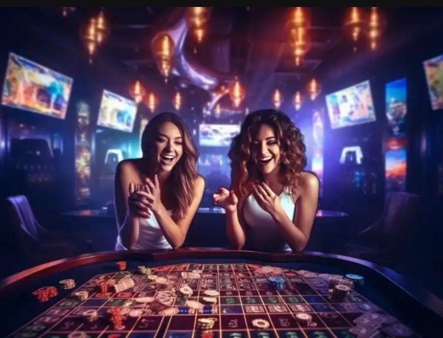 Dealer profesional memandu permainan live casino secara streaming berkualitas tinggi